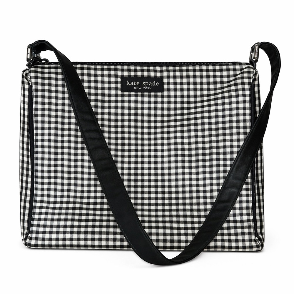 Kate Spade Black and White Gingham Shoulder Bag